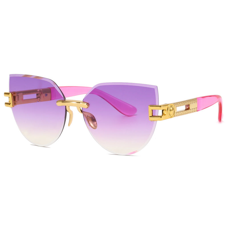 Wholesale PC Gradient Frameless Sunglasses